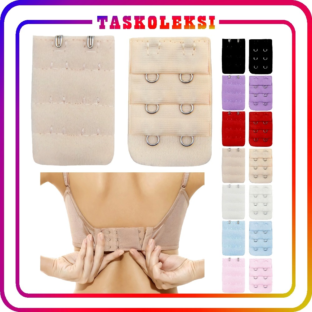 ☛TK☚ R505 R677 BRA EXTENSION PENGAIT TALI BH 2 BARIS Sambungan Kait Perpanjang Super Extender Save Penyambung Murah