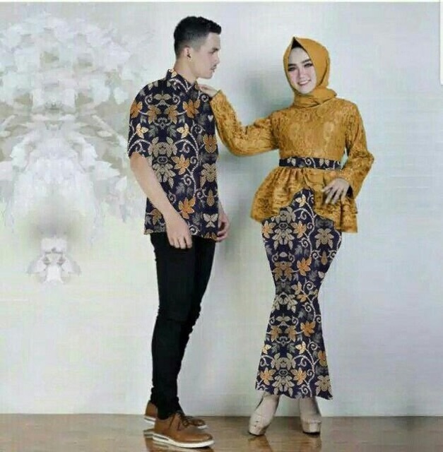 JC RESTOCK Cp annisa / Couple batik bella / Baju pasangan kebaya batik (ada 6 warna)