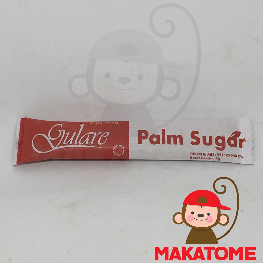 

Gulare Palm Sugar Gula Aren Sachet 7gr stick 7g 7 gr Brown pasir SATU satuan