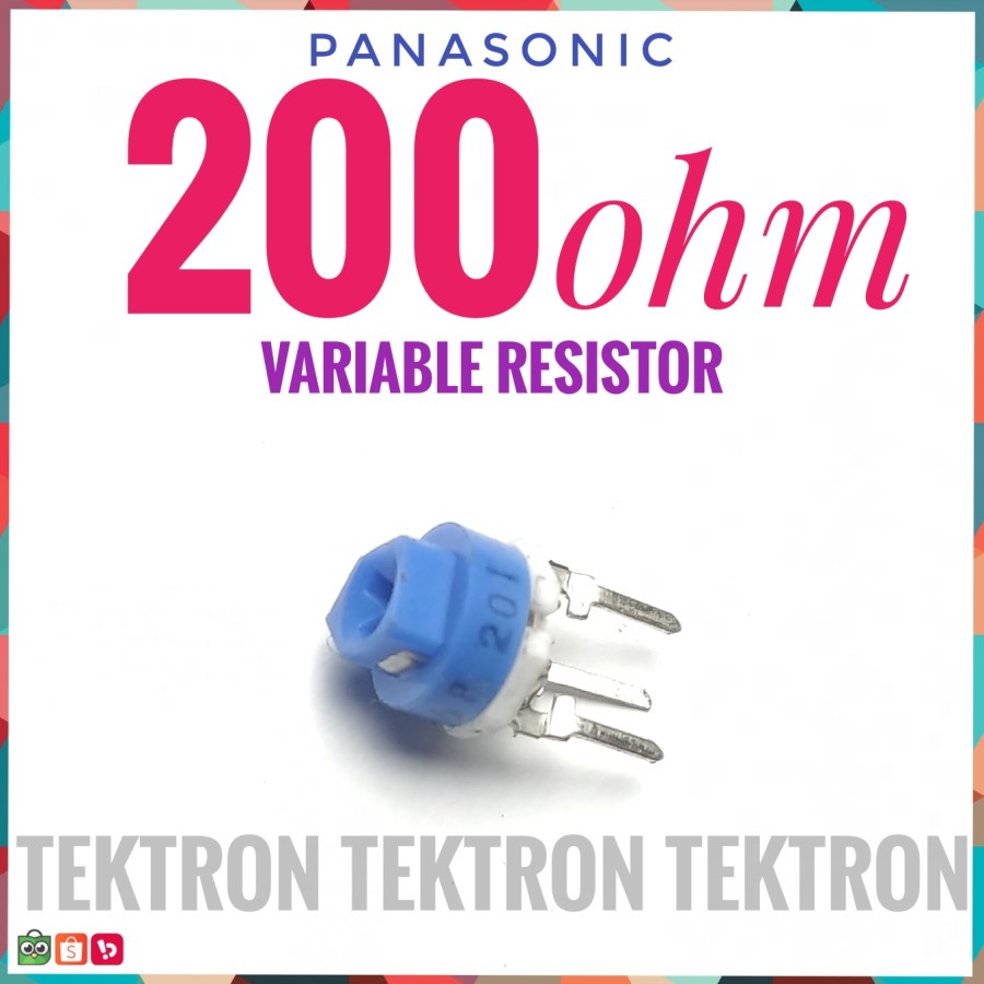 Trimpot 200ohm Potentiometer Potensio VR 200 ohm 200R Trimmer