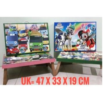 Meja Belajar Lipat Anak, Meja Lipat Kayu