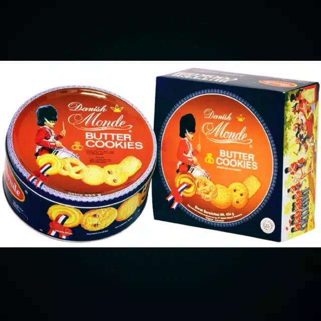 Jual Danish Monde butter cookies / biskuit kaleng Monde 454g Shopee Indonesia