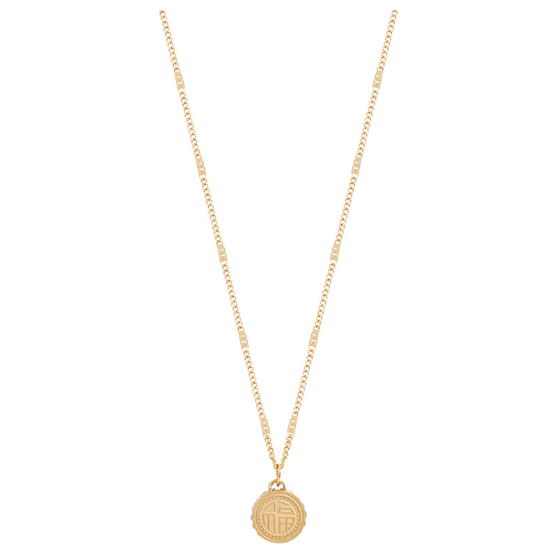 Kalung Wanita Emas 18K Liontin Merek China Fengfu