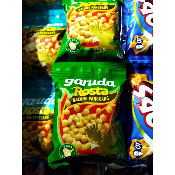 

Garuda Rosta Kacang Panggang Rasa Jagung Bakar Manis isi 10pcs x 11gram BUKET SNACK MURAH RENCENG