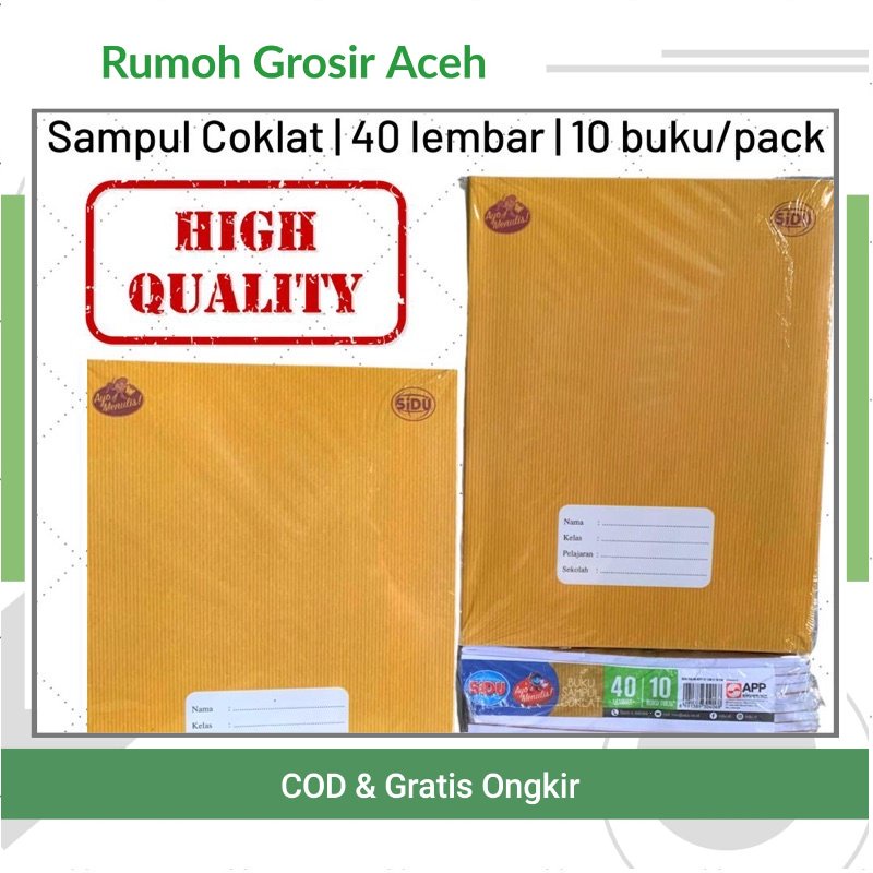 

[ACEH] BUKU TULIS ISI 38 LEMBAR SUDAH SAMPUL COKLAT