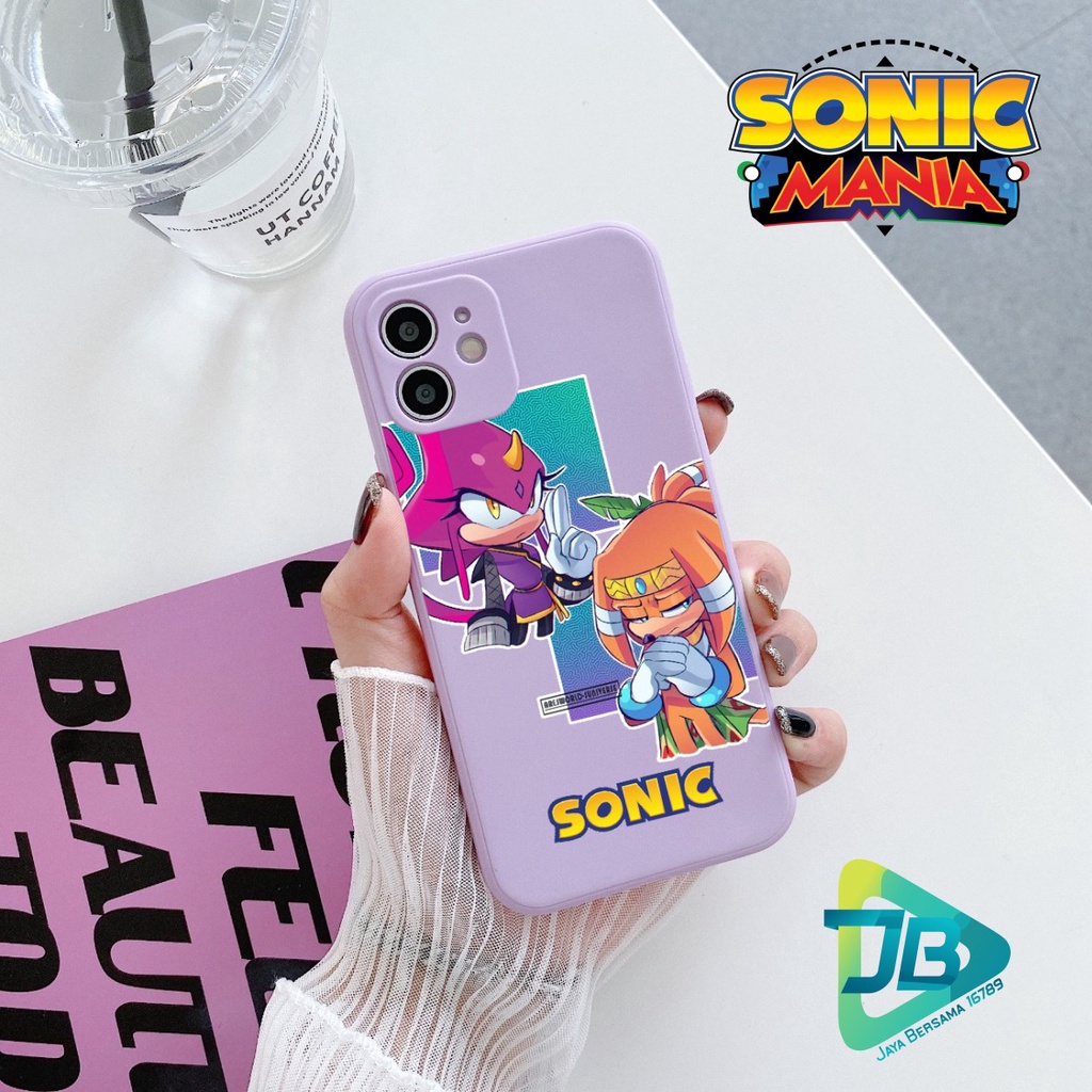 CASE CASING SOFTCASE SILIKON MACARON PELINDUNG KAMERA SONIC MANIA OPPO VIVO SAMSUNG XIAOMI REALME IPHONE ALL TYPE JB5376