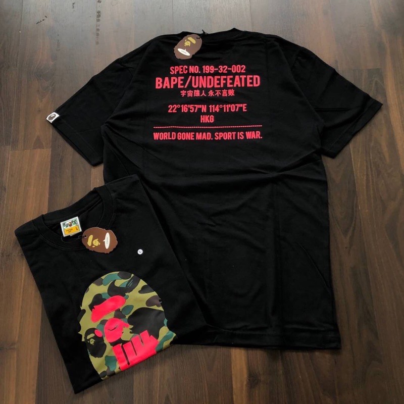 BAJU BAPE UNDEFEATED Full tag