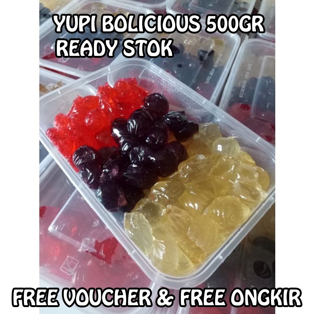 

Yupi Bolicious 500gr Permen Yupi Kiloan Reject Dari Pabrik Mix 3 atau 4 Rasa