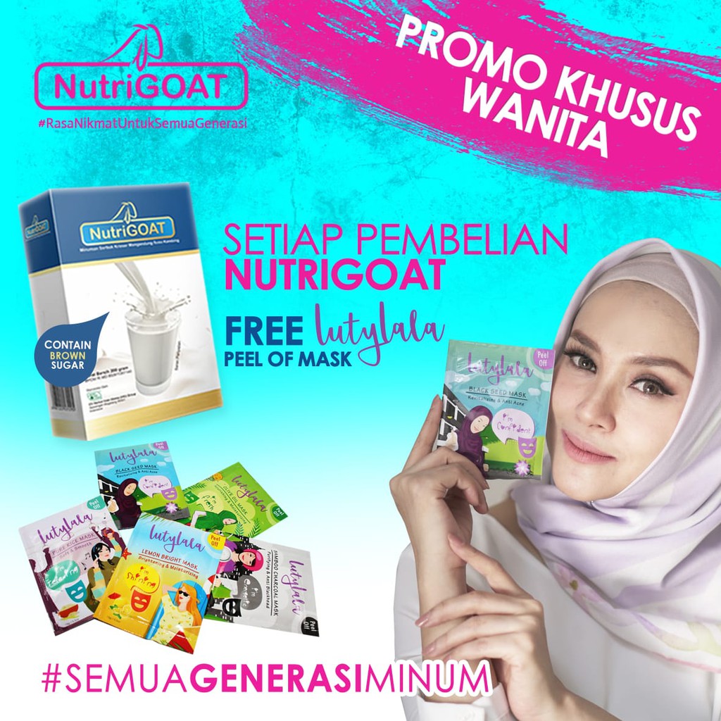 

NutriGoat 200gr FREE Lutylala Peel Of Mask!