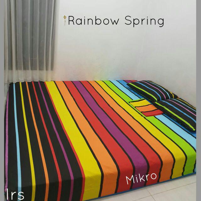 Sprei Rainbow Uk 100, 120, 160, 180, 200