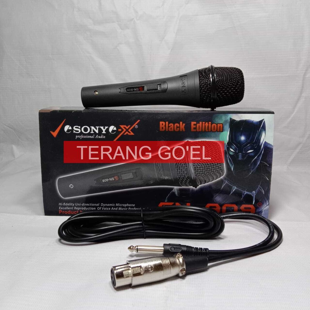 MIC KABEL SONY SN909 BLACK EDITION ,MICROPHONE KABEL SONY SN 909 BLACK EDITON,