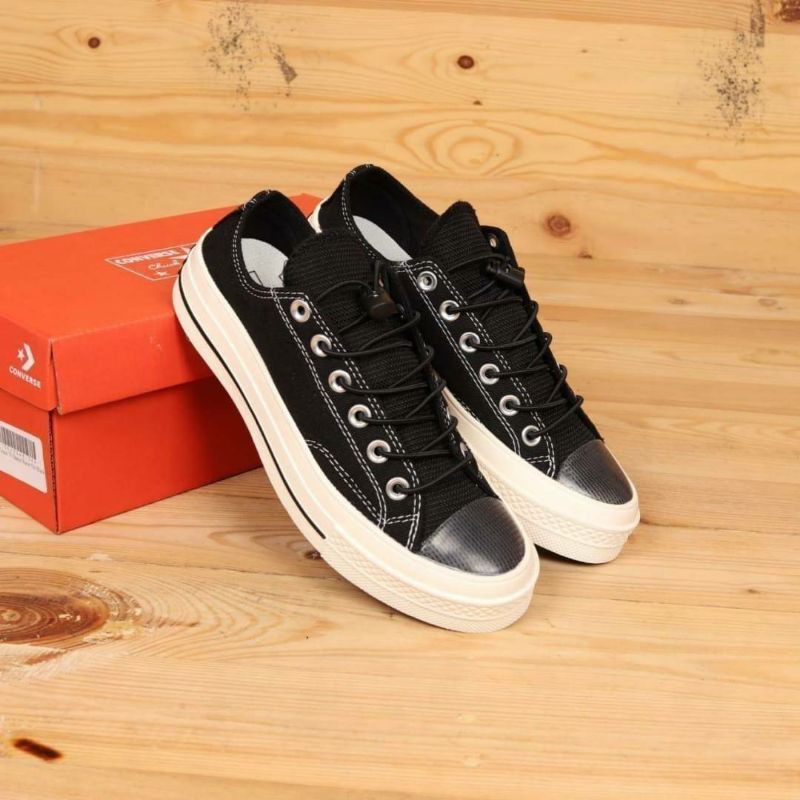 converse classic ox platform black