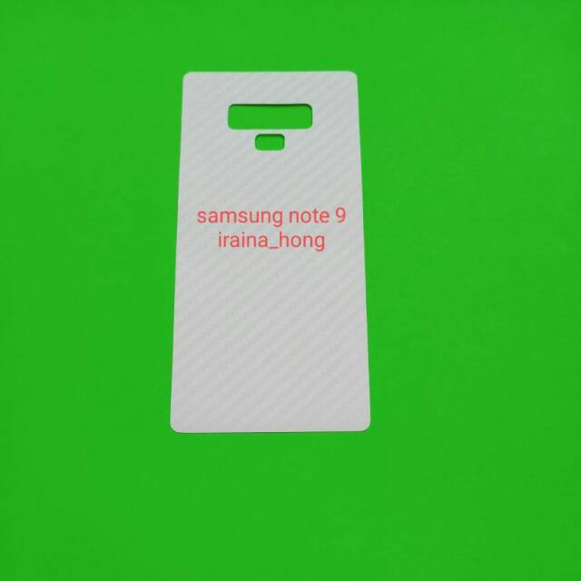 Anti gores carbon samsung note 9 garskin carbon samsung note 9 screen guard samsung note 9