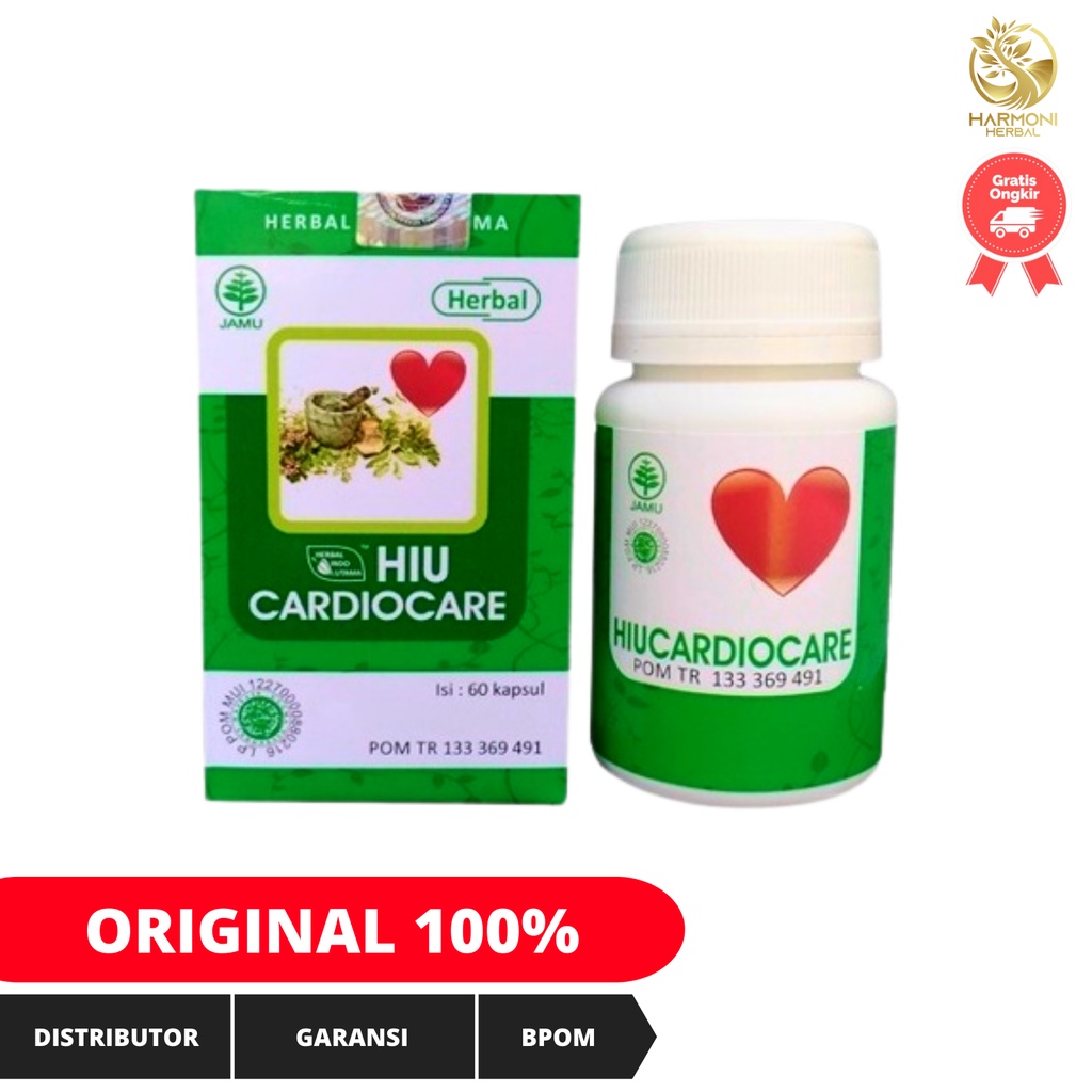 Hiu Cardiocare 60 Kapsul Obat Herbal Jantung Atasi Dan Mencegah Gangguan Jantung