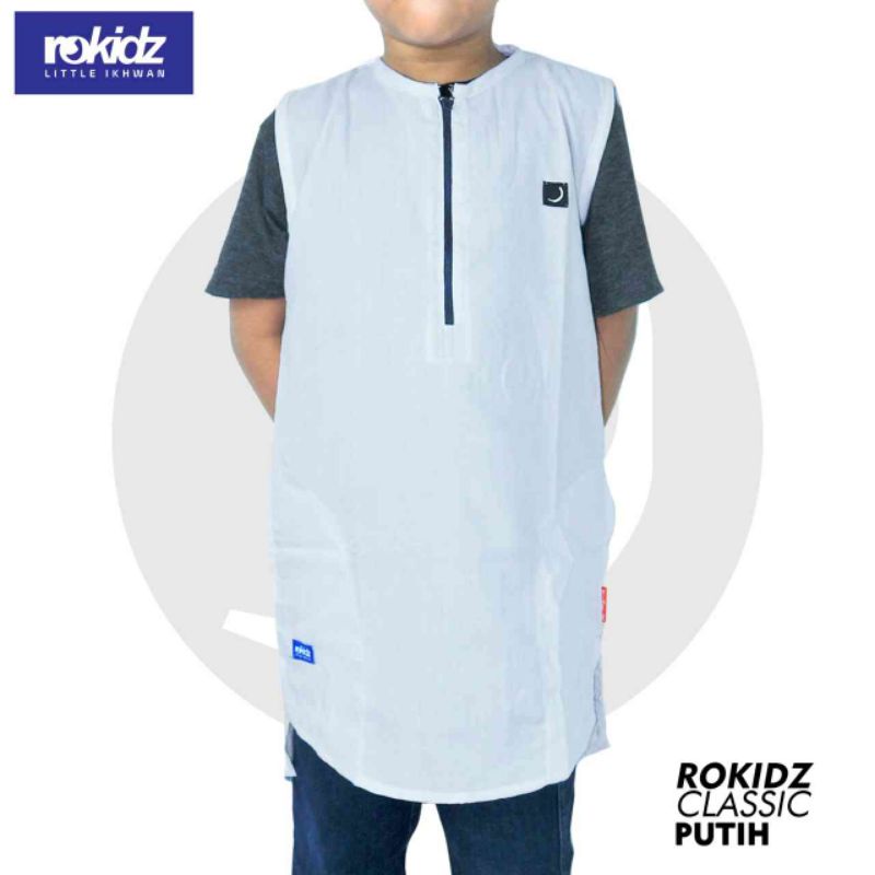 rompi sholat anak | rosal kidz | jubah anak | rompi koko anak | rompi anak krem hitam abu army dongk