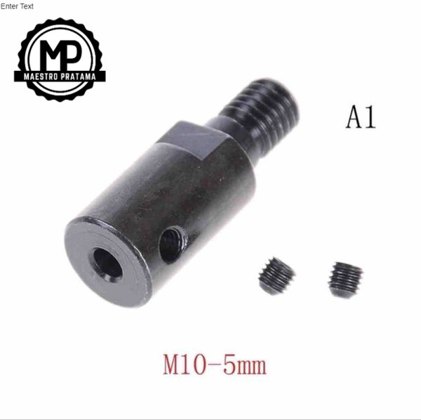 Perkakas Konektor as sambungan dinamo 775 as ukuran 5 mm dan drat 10 mm