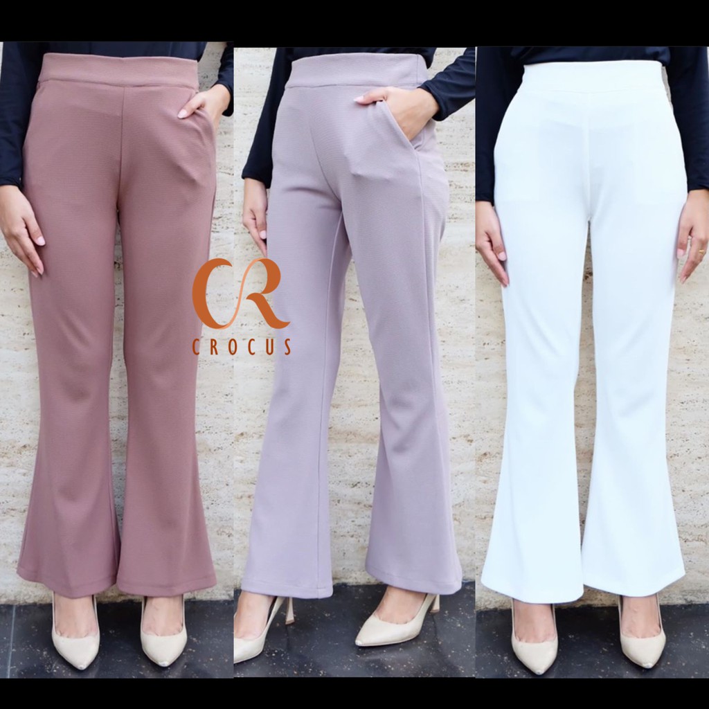 CS Celana  Cutbray  Pants Scuba  Shopee Indonesia