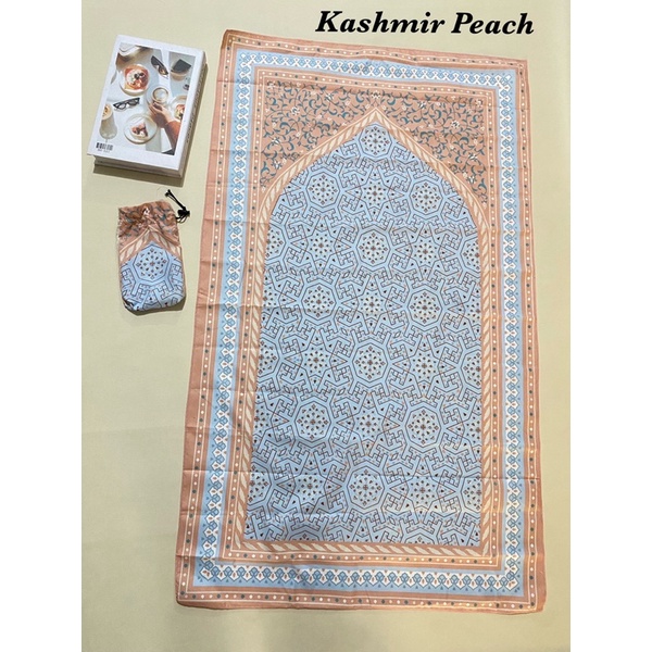 Sajadah Travelling Motif Kashmir Free Pouch