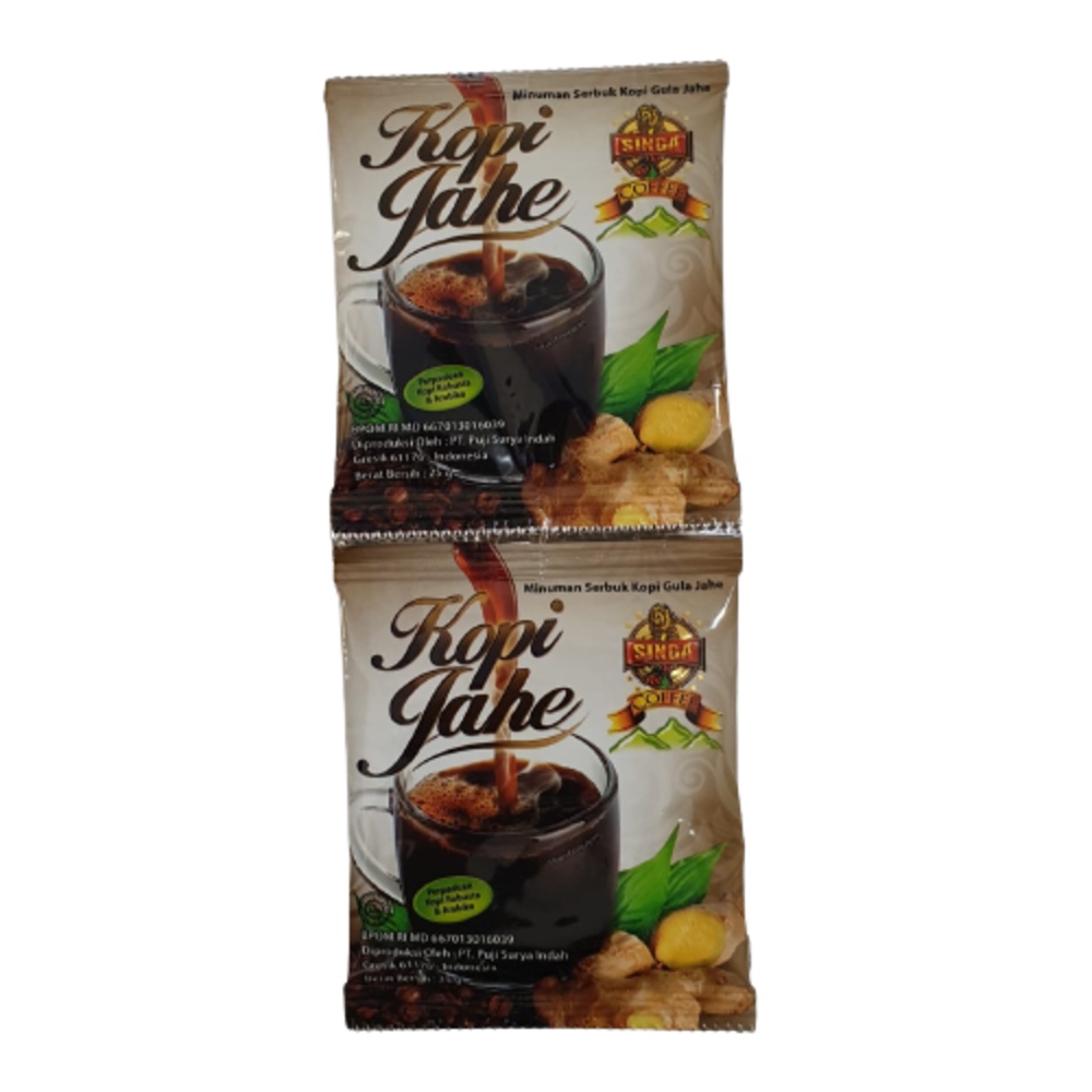 

Kopi Singa Jahe isi 10 Sachet