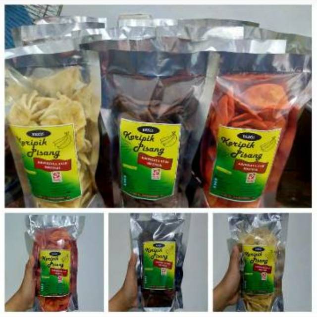 

Keripik Pisang Aneka Rasa Banana Chips 150 gram