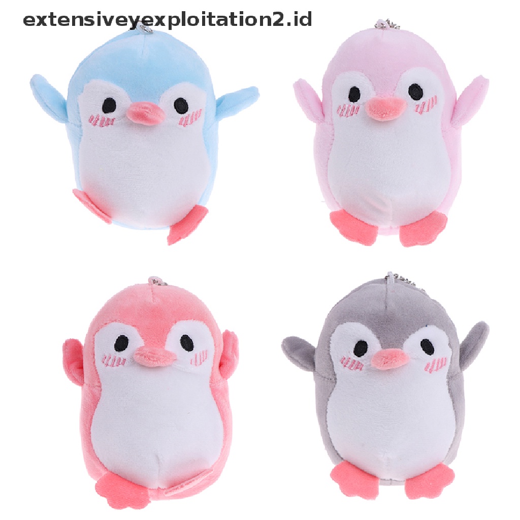 (Hotter) Gantungan Kunci Boneka Plush Pinguin 12cm Gantungan Kunci Mainan Bayi Anak