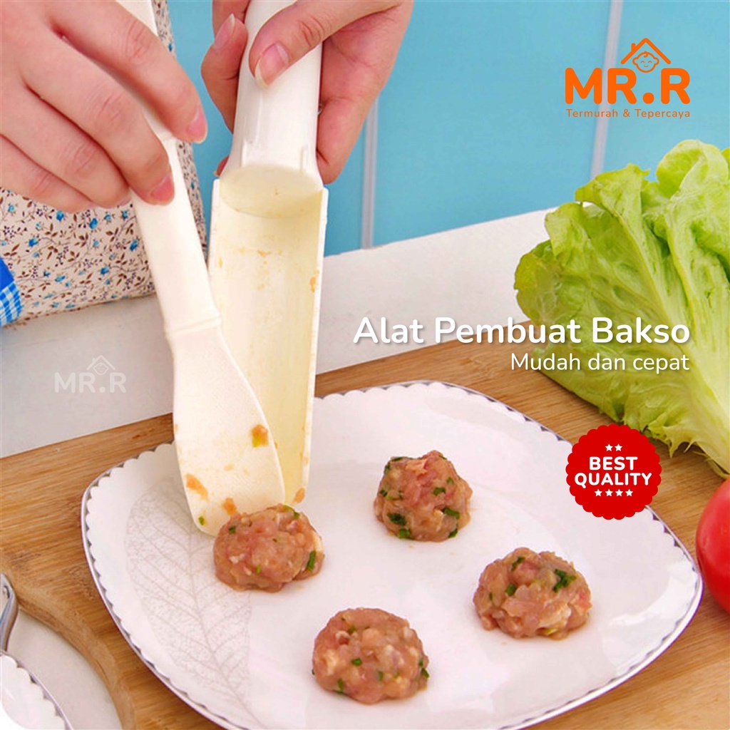 Alat Pembuat Bakso Bulat Ikan Daging Sapi Kuah Alat Pencetak Baso Sapi Pentol Meat Ball Maker