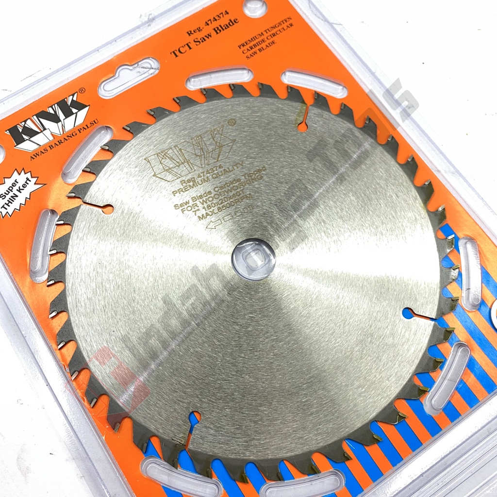 Mata Circle KNK 7&quot; X 40T Thin Blade / Circular Saw Blade / Potong Kayu