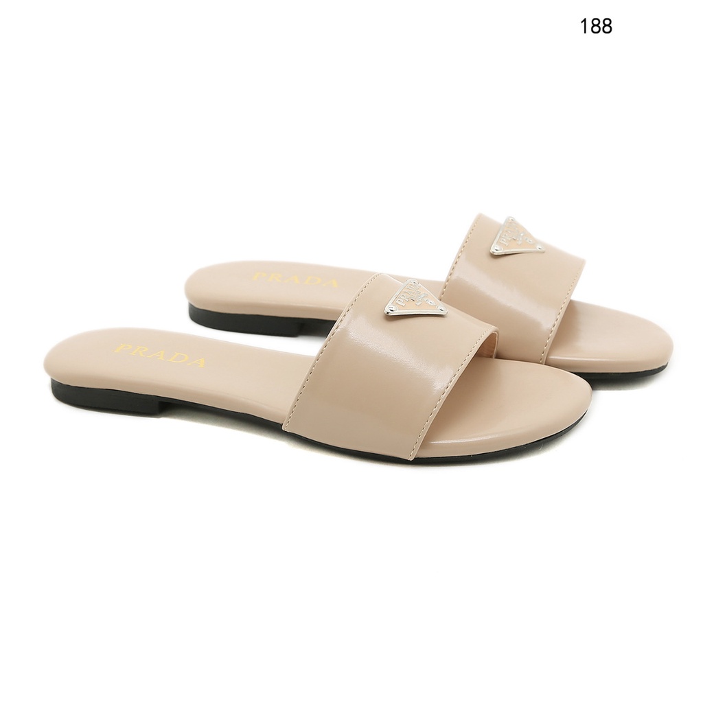 PRD Logo Plaque Flat Sandals  #188