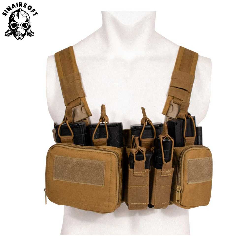 Tas Ransel Holster Set Rompi Tactical Chest Rig Vest Air soft  CS SST07