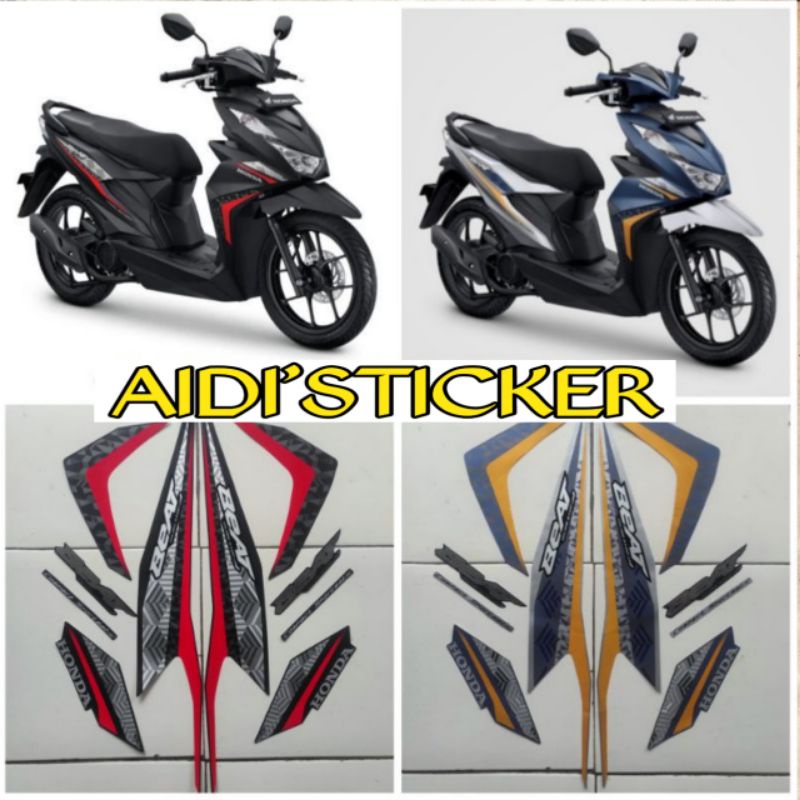 STRIPING MOTOR BEAT CBS ISS 2021