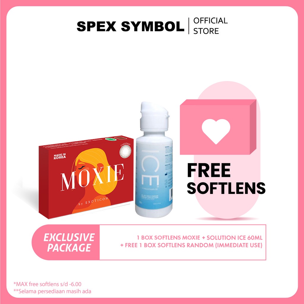 Bundling Moxie Jade + Ice 60 ML + Free Softlens