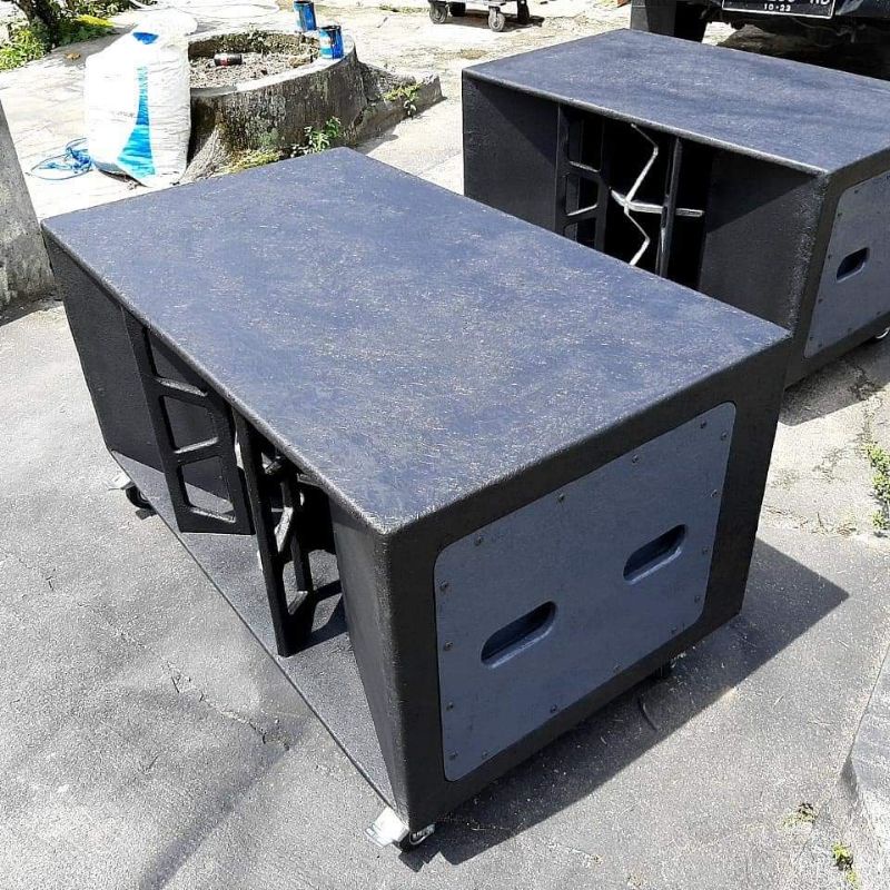 box CLA 18inc lapisan resin dan meet fiber full meranti