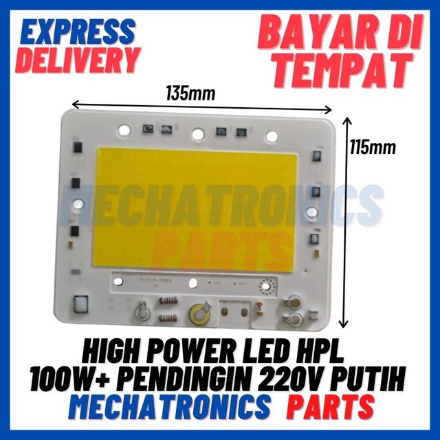 [DSP-9364] HIGH POWER LED HPL 100WATT + PENDINGIN 220V PUTIH