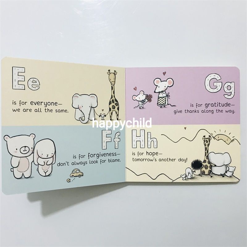 original board book ABCs of kindness belajar ABC buku alphabet buku anak buku impor happychild