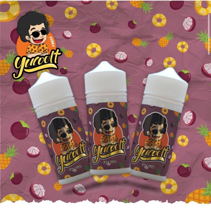 liquid yucoolt juice 3rasa 100ml 3&amp;6mg berpita cukai