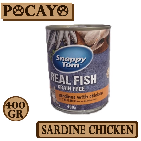 Snappy Tom Sardine Chicken 400gr