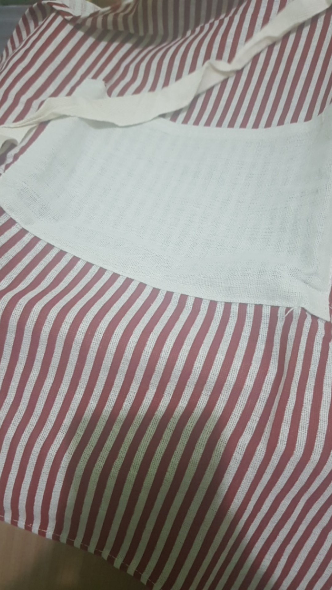 Apron Celemek Masak Dapur Waterproof Anti Air Bukan Plastik Custom Barista Anak Cafe Kain Lap