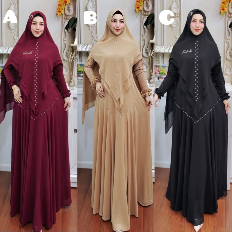 READY BUSANA GAMIS AL - MUMTAZ SYARI By Farfadh
