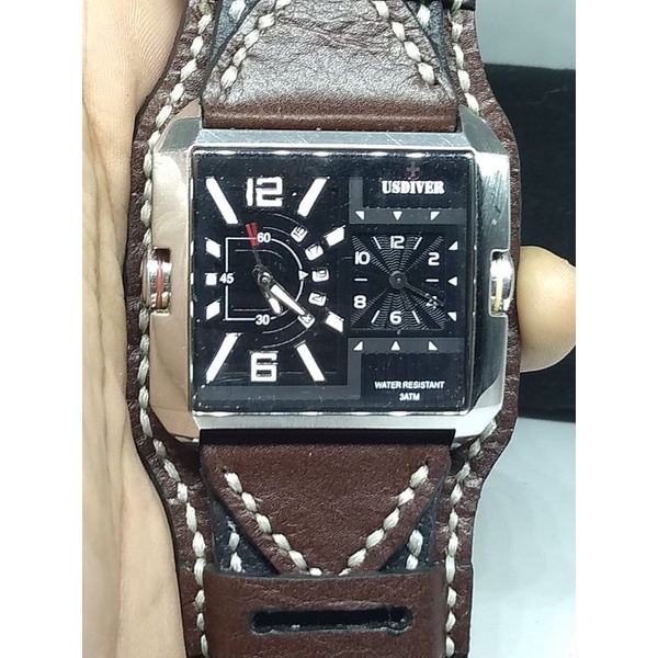 Jam Tangan Military Double Time USDIVER SWISS Serial Number G 7707D