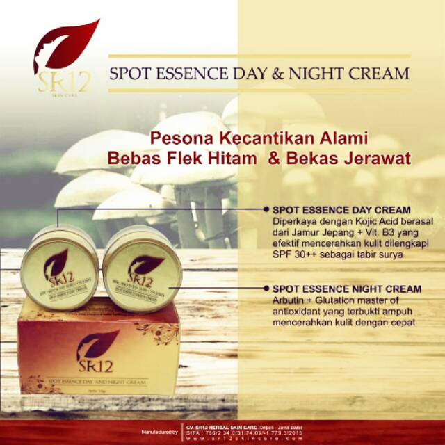 SPOT ESSENCE DAY+NIGHT CREM BY SR12 SKINCARE