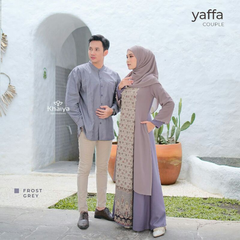 Yaffa Dress & Yaffa Koko by Khaiya Yaffa Couple Dress Basic ITY Crepe Babydoll Koko Jeans Expo