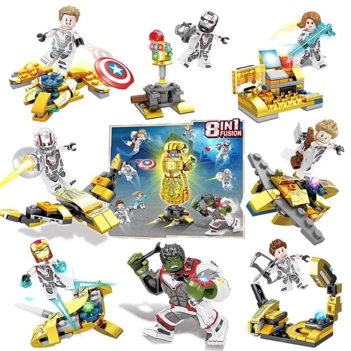 bricks brick SY 1320 SUPERHEROES avengers endgame IRONMAN black widow hulk thor hawkeye