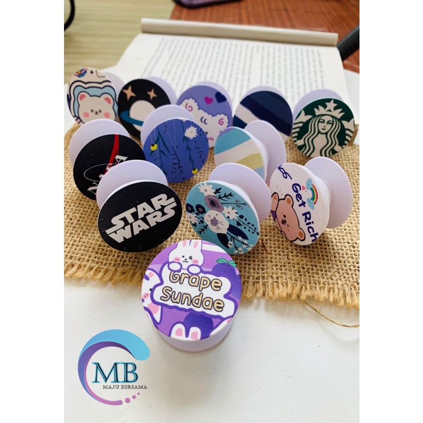Popsocket karakter POP SOCKET stand hp phone stand holder karakter lucu MB726