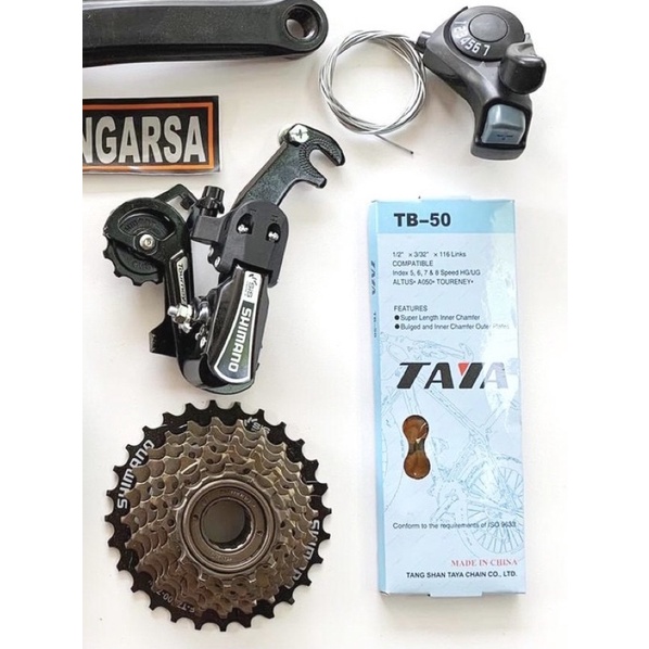 Mini Groupset 7 speed Shimano
