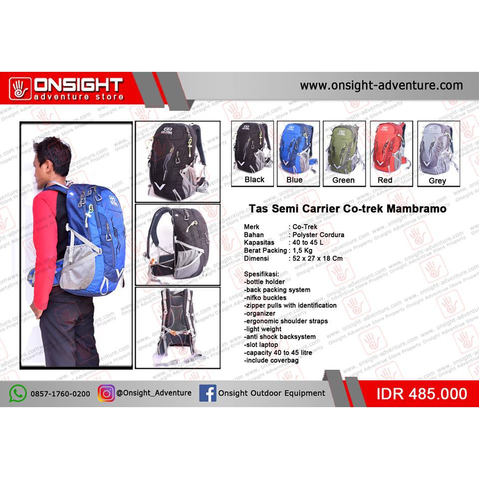 Tas Semi Carrier Co-trek Mambramo