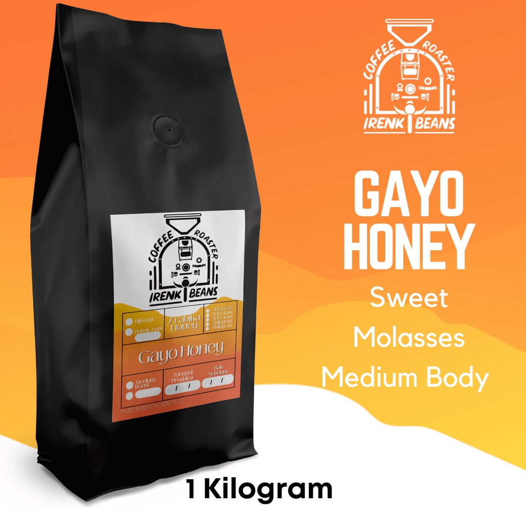 

Kopi Arabika Gayo Honey 1000g Biji Bubuk