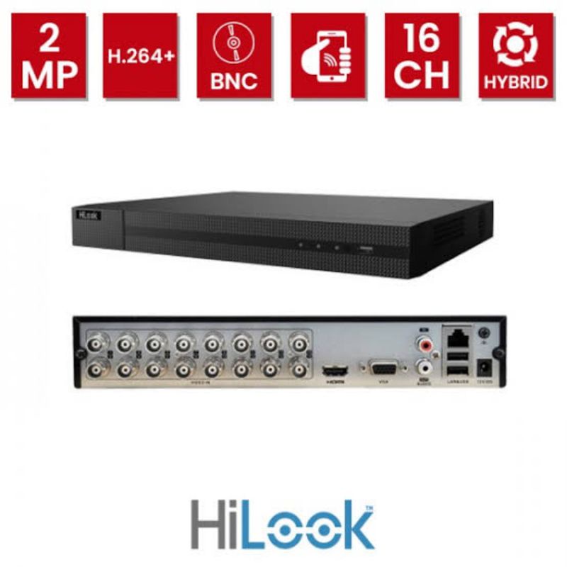 Dvr 16ch Hilook DVR-216G-M1 DvR 16 ch HILOK Full HD 1080p By Hikvision Garansi Resmi