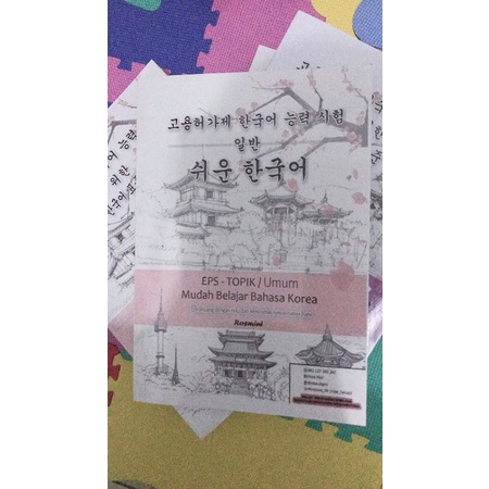 Buku paket pemula bahasa korea Buku panduan dasar dan kosa kata