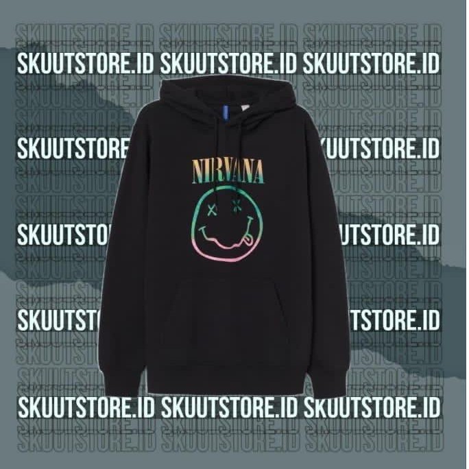 HOODIE H&M NIRVANA MULTICOLOUR ORIGINAL 100%
