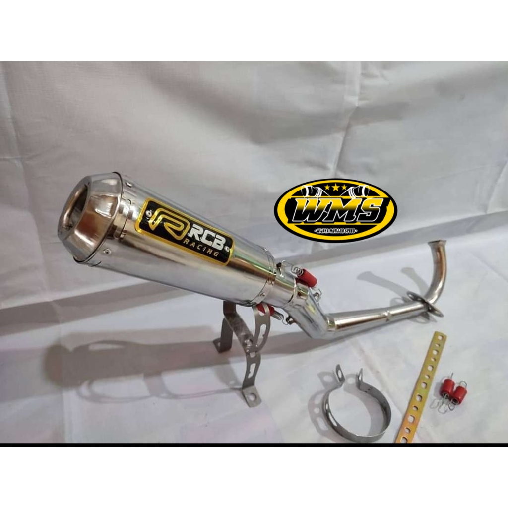 knalpot racing rcb kapsul untuk motor Mio sporty Mio M3 beat Vario